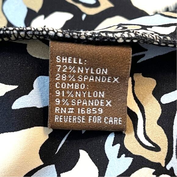 J.McLaughlin Sleeveless Mock-Neck Shift Dress Classic Houndstooth Size Large - Picture 8 of 9